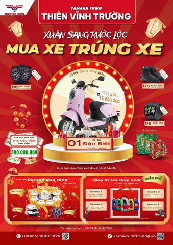 Siêu Khuyến Mãi Cuối Năm Mua Xe Rước Lộc