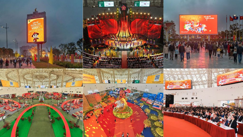 VINAMA khai thác độc quyền hệ thống màn hình LED tại Trung tâm Triển lãm Quốc gia