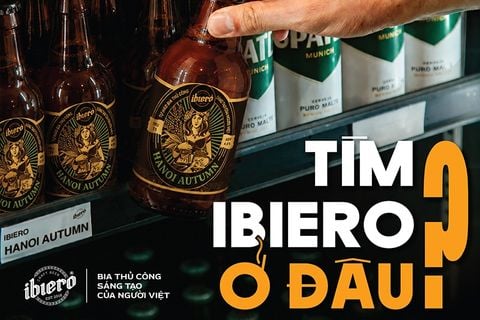 Mua bia thủ công iBiero dễ dàng tại các chuỗi siêu thị và cửa hàng tiện lợi
