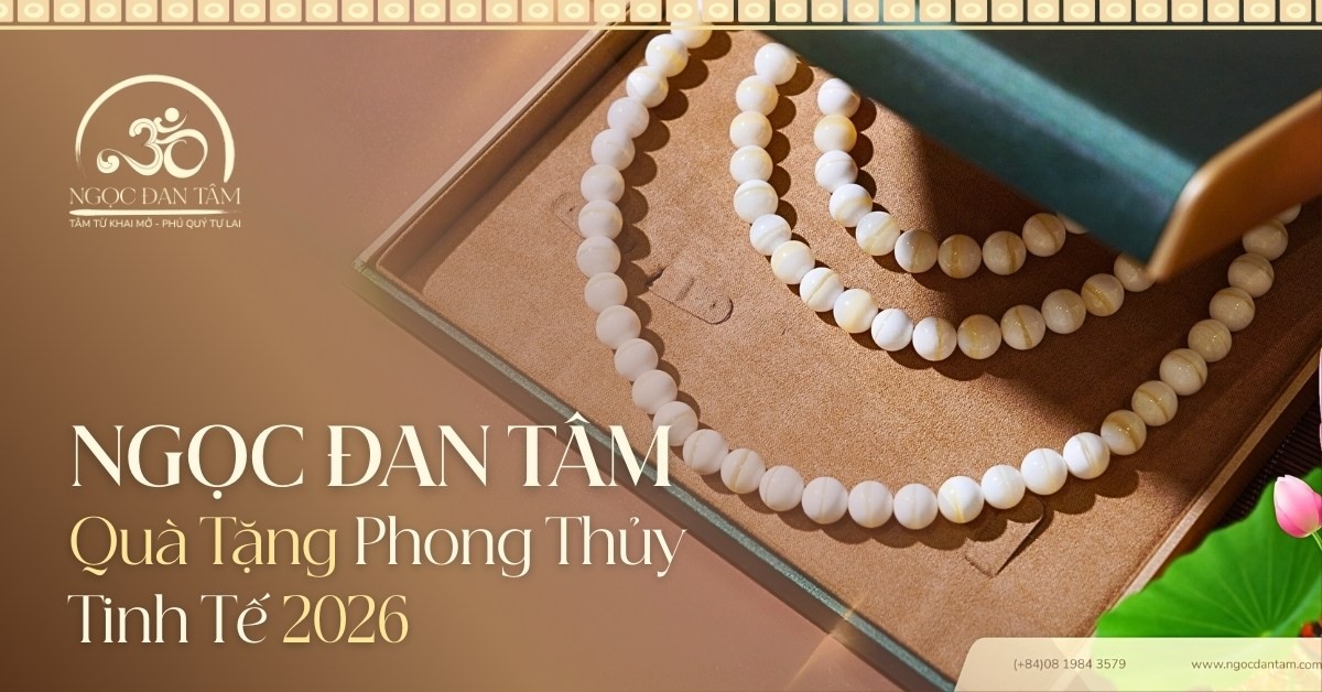 Vòng Tay Đá Phong Thủy Ngọc Đan Tâm - Xu Hướng Quà Tặng Tinh Tế 2026