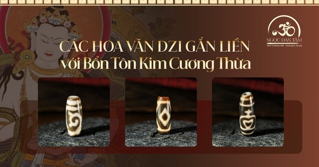 Giải mã các hoa văn Dzi gắn liền với Bổn Tôn Kim Cương Thừa.