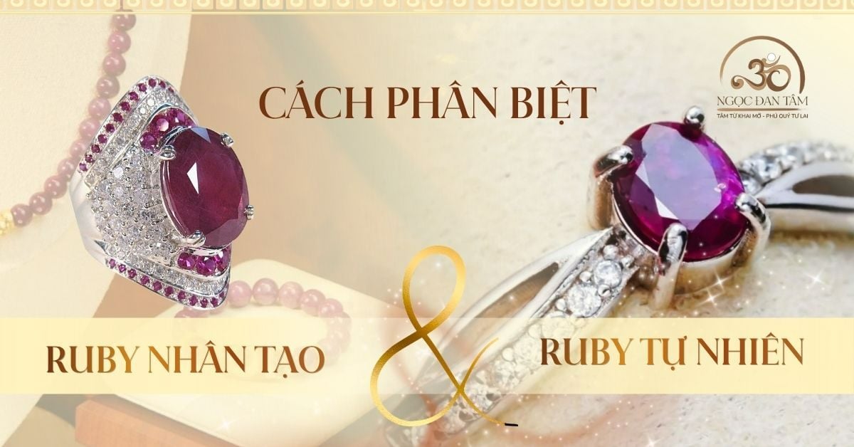 Cách phân biệt đá Hồng Ngọc (Ruby) tự nhiên và đá nhân tạo