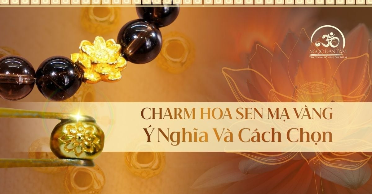 Charm Hoa Sen Bạc Mạ Vàng: Ý Nghĩa Thanh Tịnh Và Cách Phối