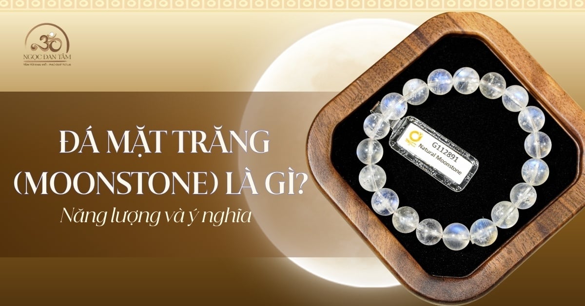 Đá mặt trăng (Moonstone) là gì? Năng lượng, ý nghĩa và vẻ đẹp huyền ảo