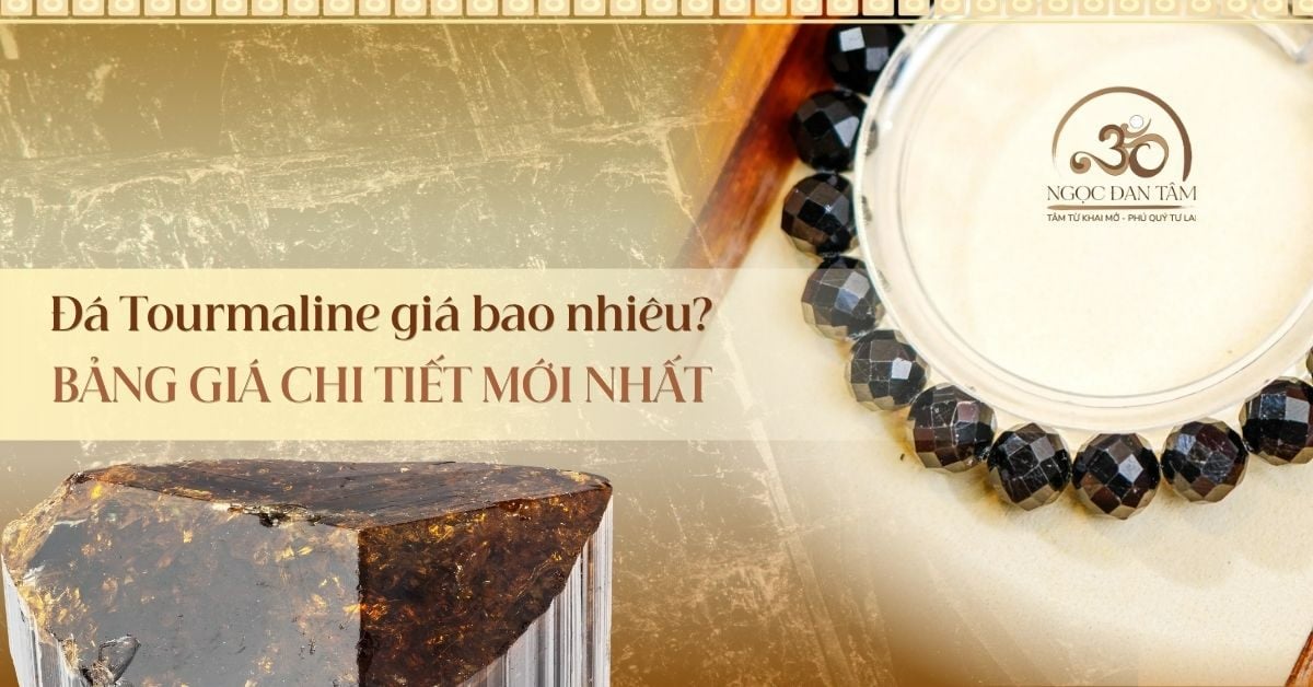 Bảng Giá Vòng Tay Đá Tourmaline Tự Nhiên Mới Nhất