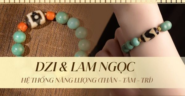Dzi Phối Lam Ngọc: Bộ Đôi 