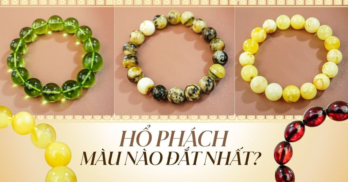 Hổ Phách Màu Nào Đắt Nhất? Các Loại Hổ Phách Tự Nhiên