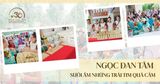 Ngọc Đan Tâm trao gửi vòng tay tại chương trình Trái Tim Quả Cảm