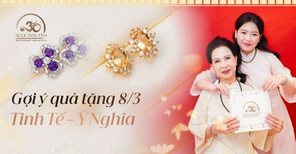 Quà tặng 8.3 tinh tế ý nghĩa: Trang sức đá tự nhiên thay lời yêu thương