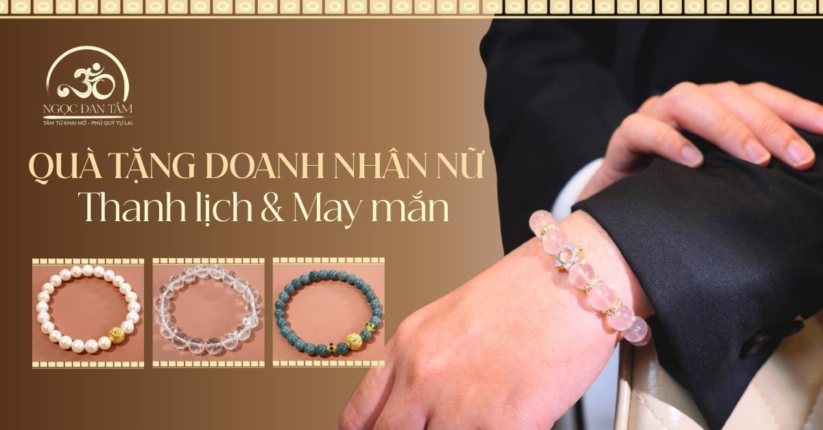 Quà tặng phong thuỷ doanh nhân nữ: Thanh lịch và may mắn