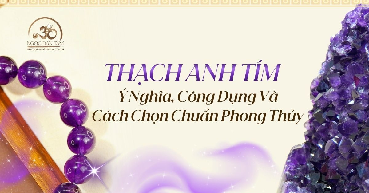 Thạch Anh Tím Là Gì? Ý Nghĩa, Công Dụng Và Cách Chọn Chuẩn Phong Thủy