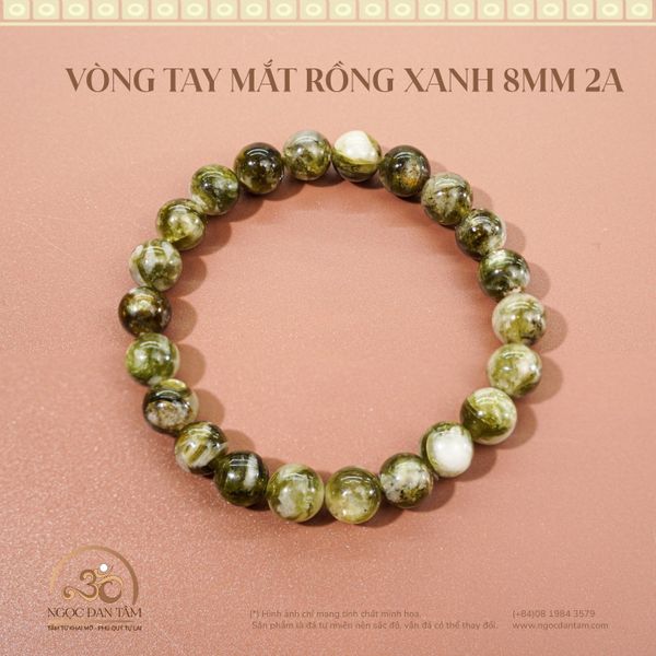 Vòng Tay Mắt Rồng Xanh