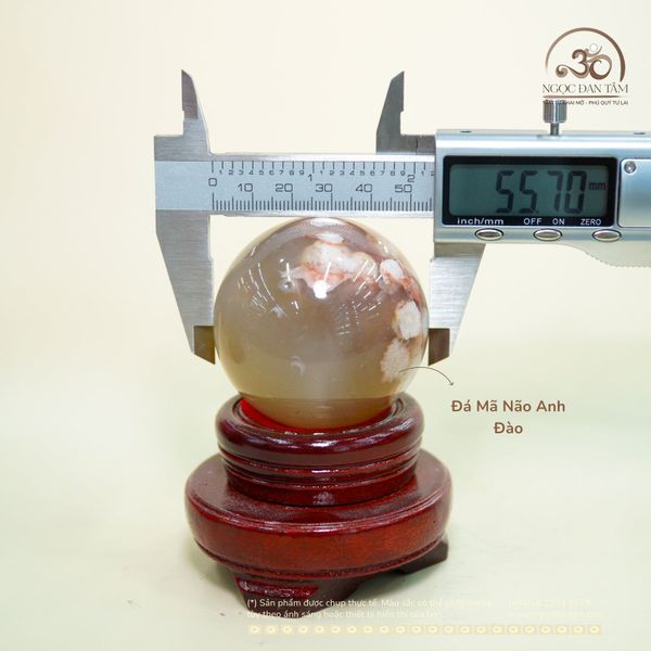 Cầu Mã Não Anh Đào 5-10cm