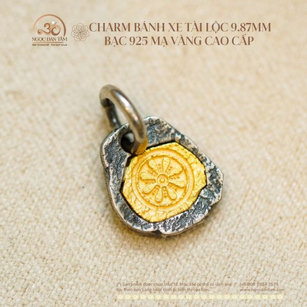 Charm Bánh Xe Tài Lộc