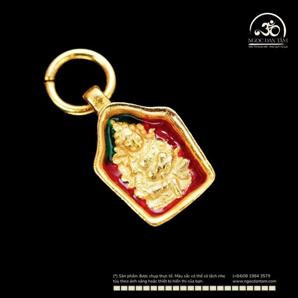 Charm Hoàng Thần Tài bạc mạ vàng