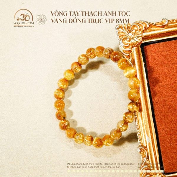 Thạch Anh Tóc Vàng tượng trưng cho sự kiên định trong tư duy