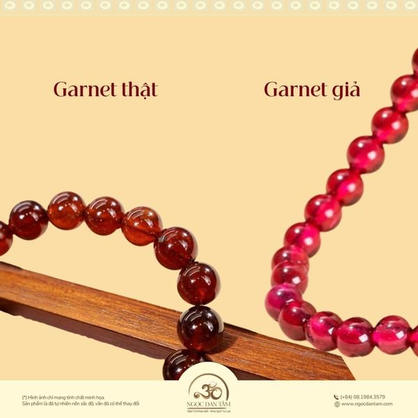 cách phân biệt garnet thật và garnet giả