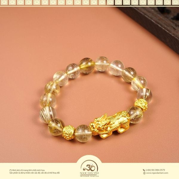Cách phối charm Tỳ Hưu với đá phong thủy