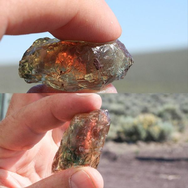 Đá Oregon Sunstone chỉ có tại khu vực Bắc Mỹ