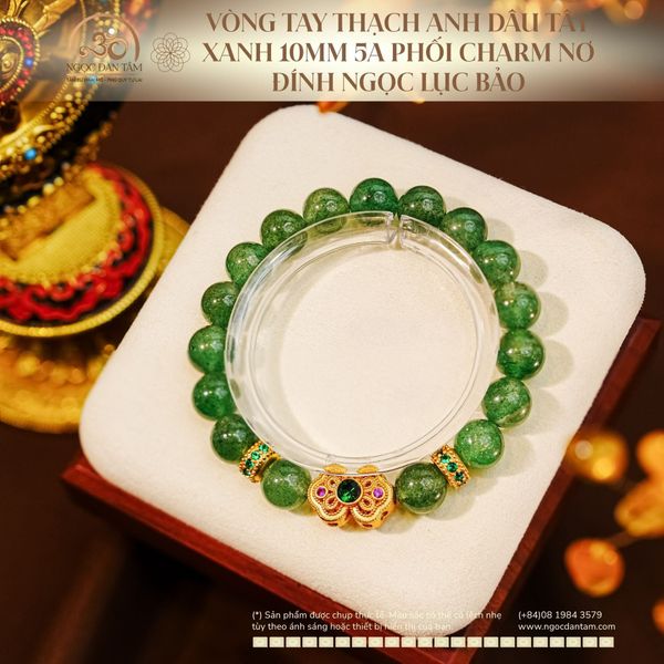 Vòng tay thạch anh mệnh Mộc