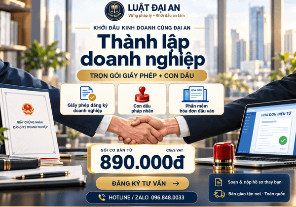HILO GROUP HỢP TÁC CÙNG LUẬT ĐẠI AN – ƯU ĐÃI THÀNH LẬP DOANH NGHIỆP TRỌN GÓI TỪ 890.000 ĐỒNG