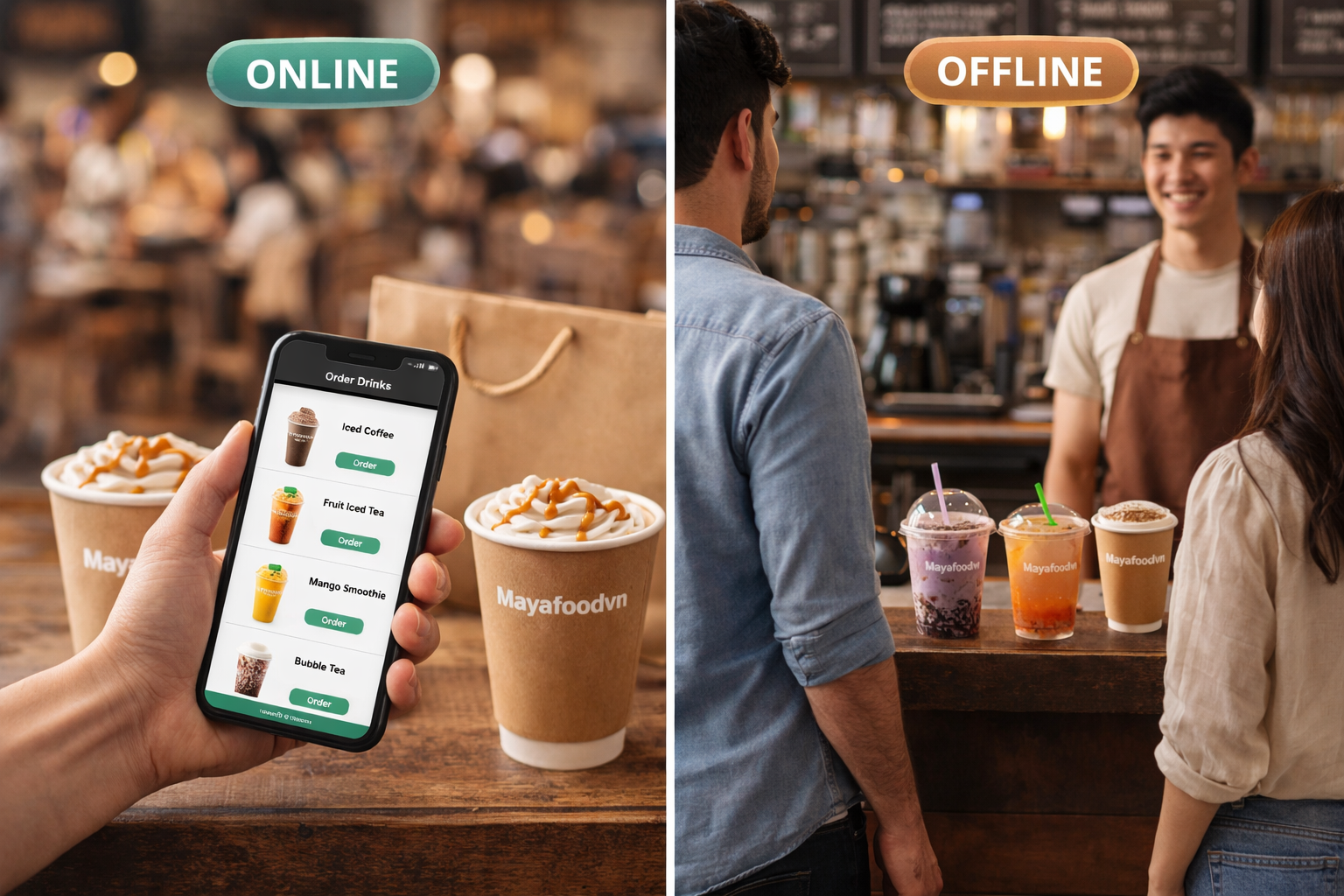 ONLINE HÚT KHÁCH – OFFLINE GIỮ CHÂN: CÔNG THỨC BÁN HÀNG ĐA KÊNH CHO QUÁN CÀ PHÊ