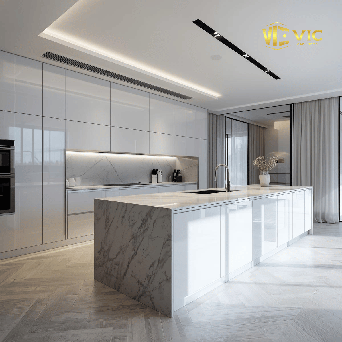 Maximize Kitchen Space with Frameless Cabinets | VIC Cabinet