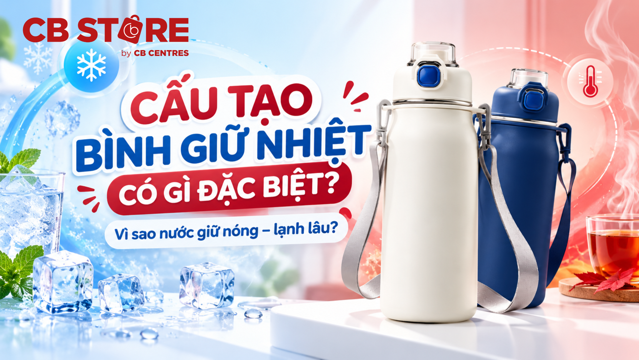 Cấu Tạo Bình Giữ Nhiệt Có Gì Đặc Biệt Giúp Nước Giữ Nóng Lạnh Lâu?
