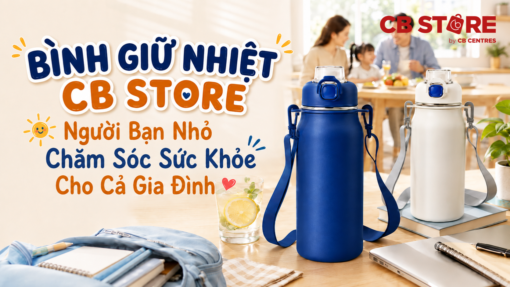 Bình Giữ Nhiệt CB Store: Giải Pháp Sống Khỏe Mỗi Ngày