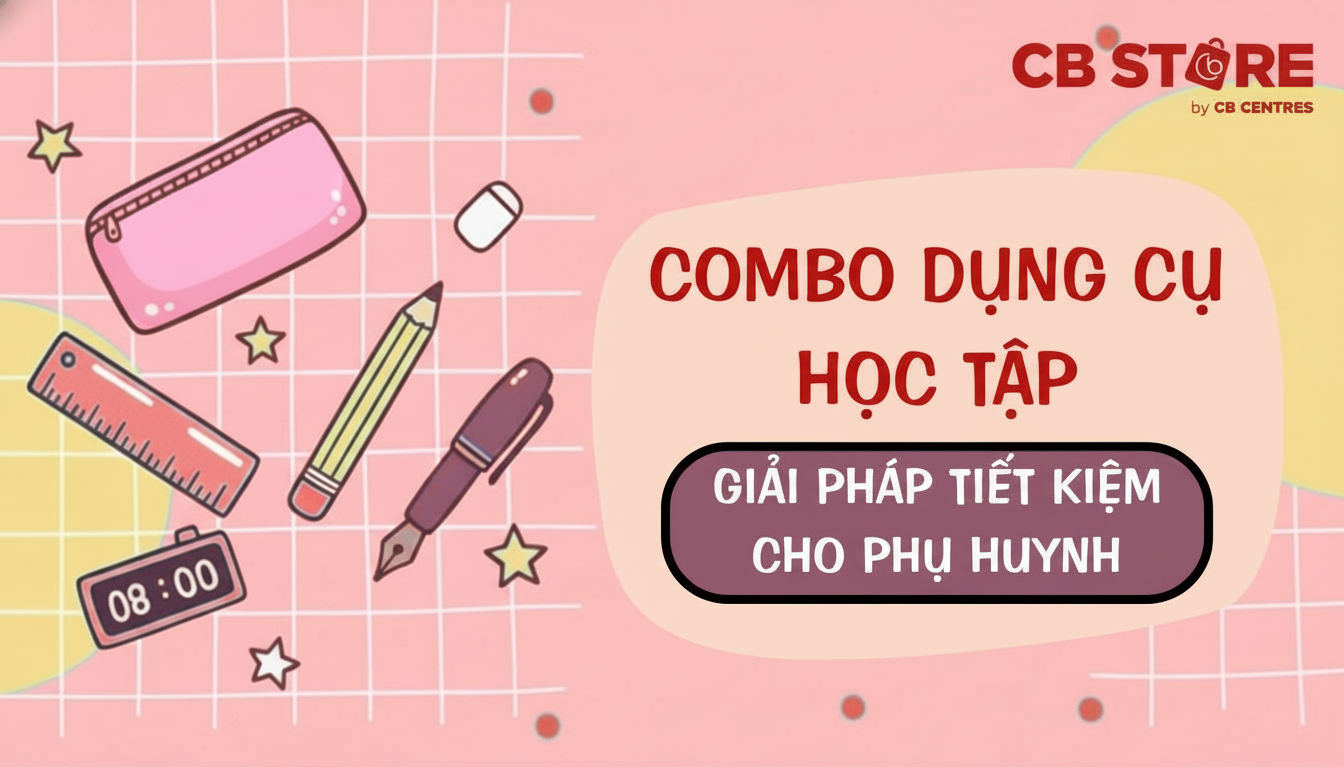 Combo Dụng Cụ Học Tập: Giải Pháp Tiết Kiệm Cho Phụ Huynh