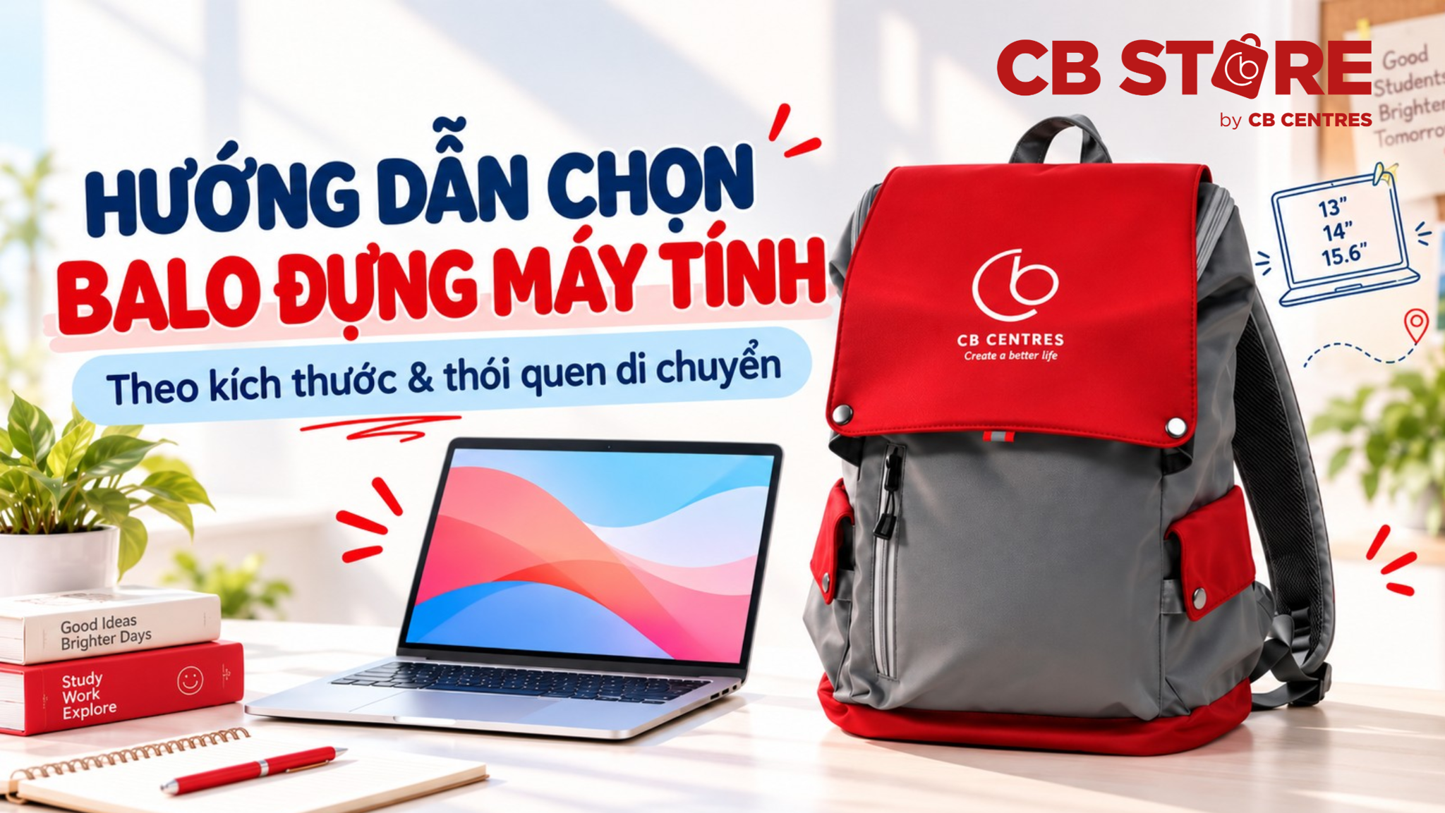 Chọn Balo Đựng Máy Tính Theo Kích Thước Và Thói Quen Di Chuyển