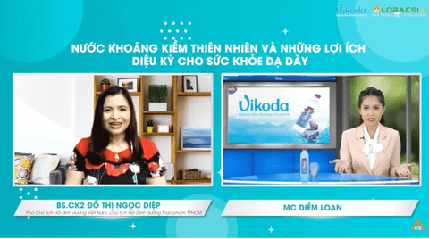 Nước khoáng kiềm thiên nhiên và những lợi ích cho sức khỏe dạ dày, tiêu hóa