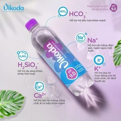 Nước khoáng kiềm thiên nhiên Vikoda 5 “tốt”: Dưỡng nguồn sống cho sức khỏe vẹn toàn