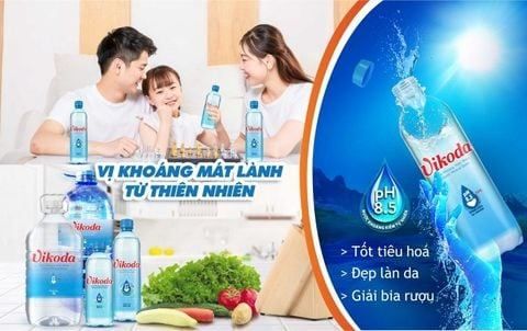 Nước khoáng thiên nhiên Vikoda tăng sức đề kháng, phòng chống dịch bệnh