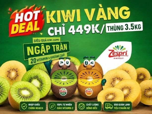 Kiwi Vàng New Zealand Giá Sỉ Chỉ 449K: Cơ Hội Nhập Hàng Và Bí Quyết Bán Hiệu Quả Cho Cửa Hàng Trái Cây