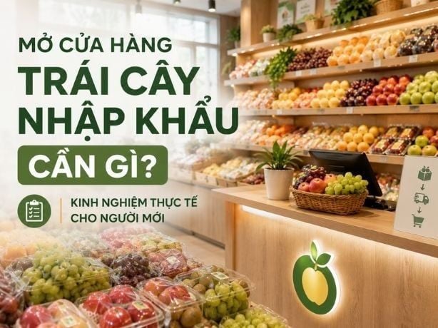 Mở Cửa Hàng Trái Cây Nhập Khẩu Cần Gì? Kinh Nghiệm Thực Tế Cho Người Mới Bắt Đầu