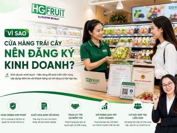 Vì Sao Cửa Hàng Trái Cây Nên Đăng Ký Kinh Doanh?