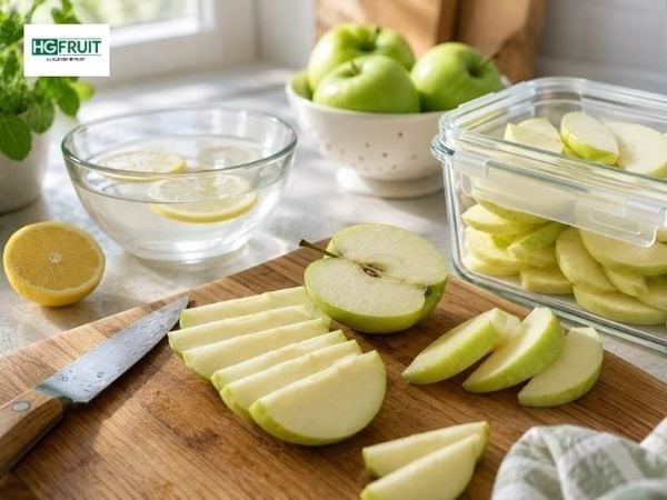 Cách bổ táo không bị thâm