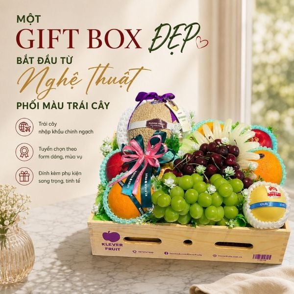 Hộp quà Nho sữa Hàn Quốc cao cấp