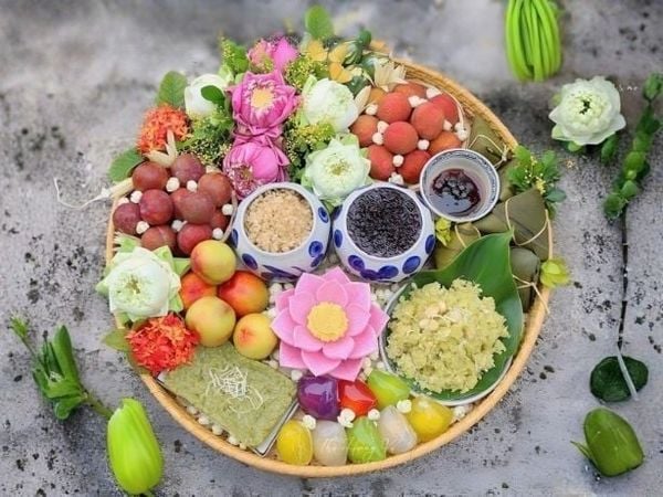 mâm lễ 5/5 truyền thống