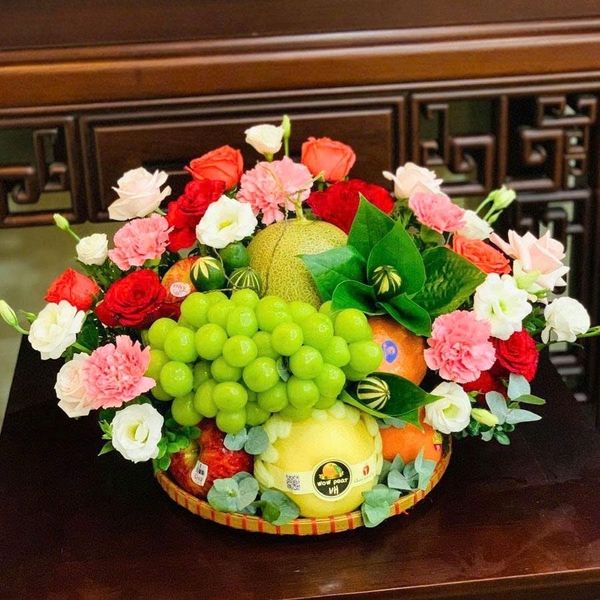 mâm lễ hoa quả tết 5/5 đẹp