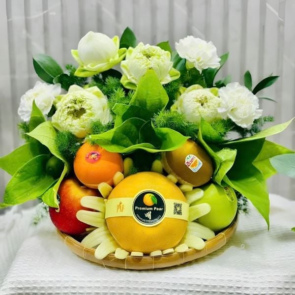 mâm lễ hoa quả tết 5/5 đẹp