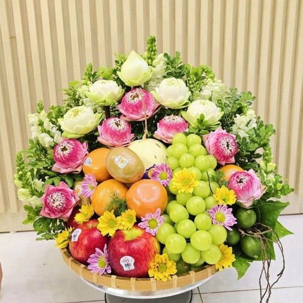 mâm lễ hoa quả tết 5/5 đẹp