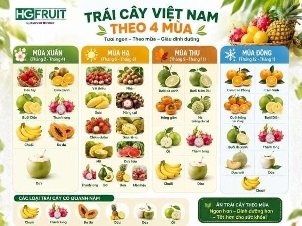 mùa trái cây việt nam