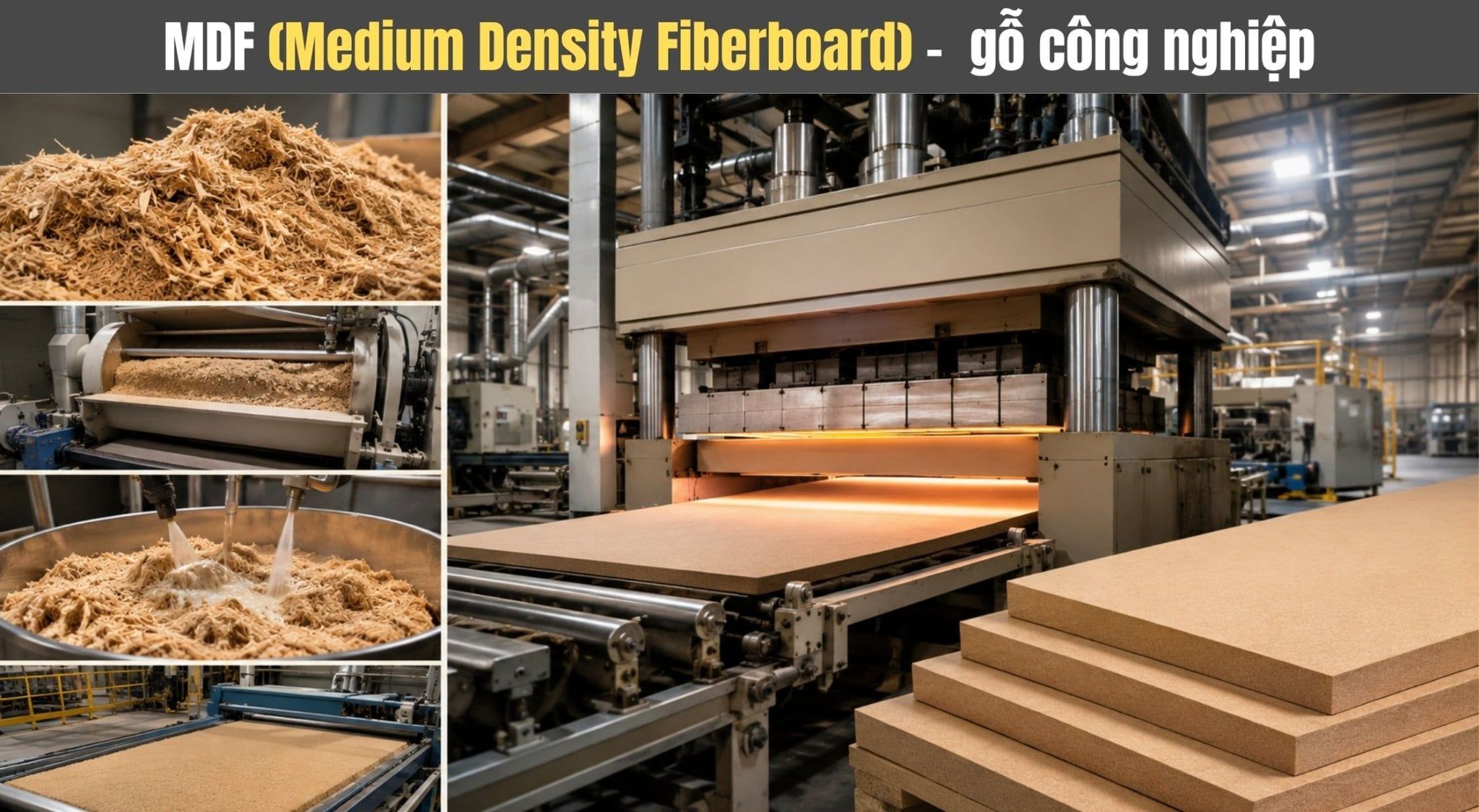 Bàn ghế ăn gỗ công nghiệp MDF