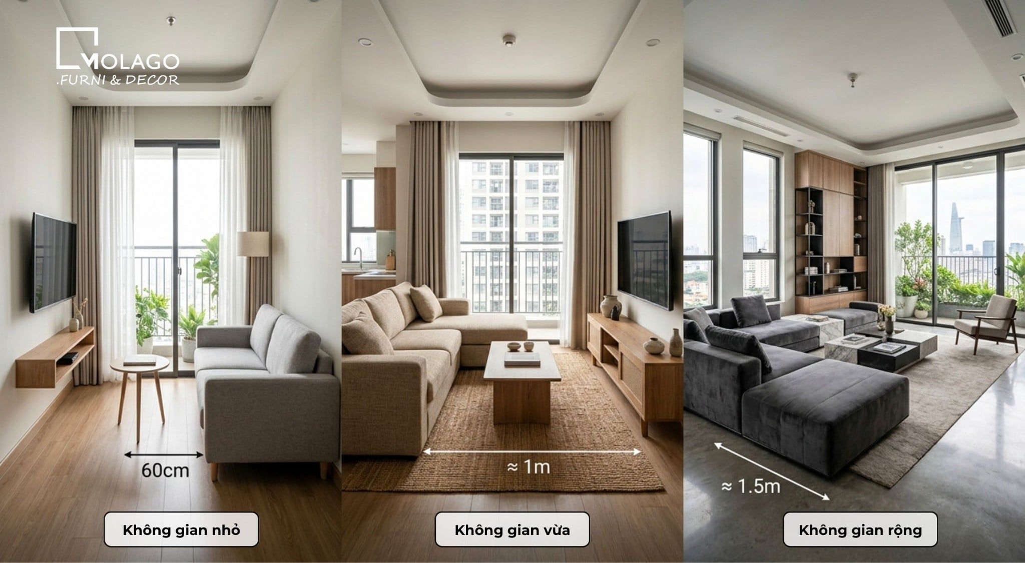 Cách Chọn Bàn Trà Sofa: Kích Thước & Bố Trí