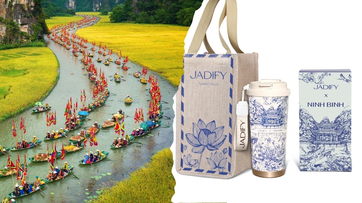 Mang cả Ninh Bình về nhà với Ly giữ nhiệt non nước Ninh Bình