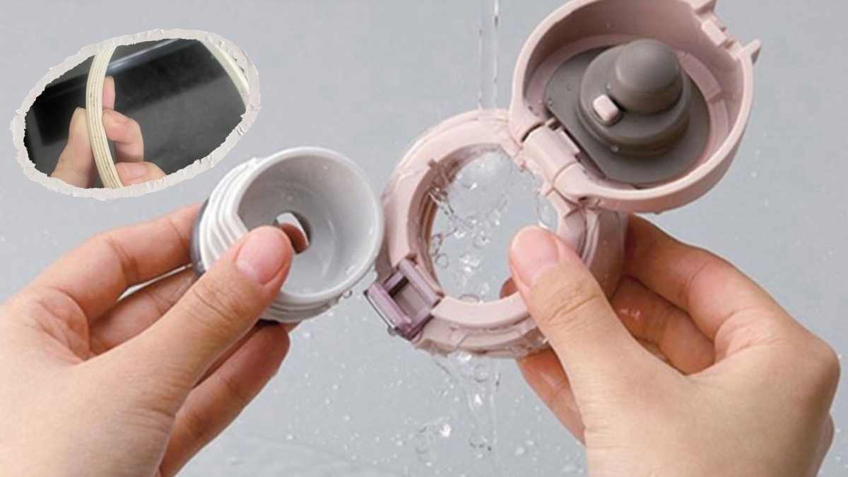 5 mẹo vệ sinh ron bình giữ nhiệt bị mốc sạch bong, sáng bóng