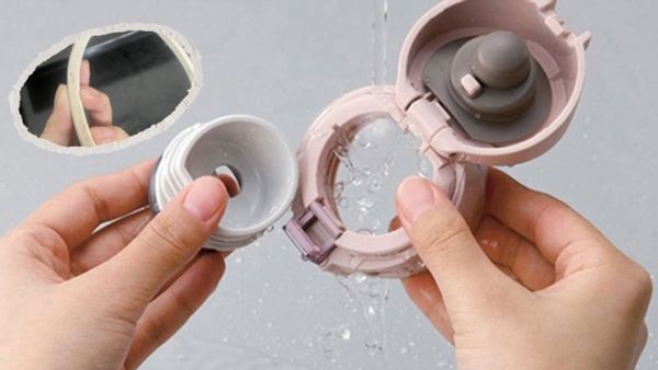5 mẹo vệ sinh ron bình giữ nhiệt bị mốc sạch bong, sáng bóng