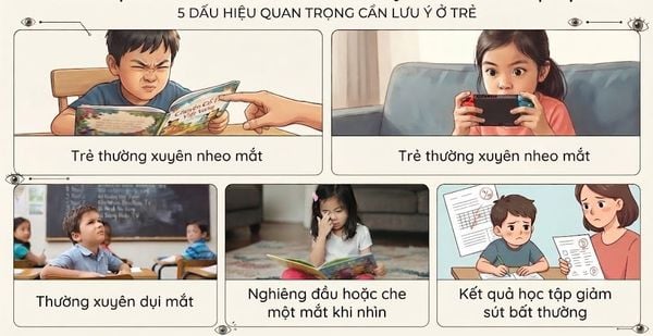 Những dấu hiệu cần đưa trẻ đi khám mắt sớm